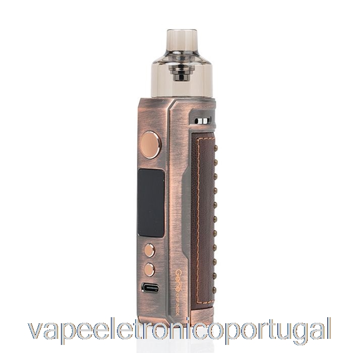 Vape Eletrônico Voopoo Drag X 80w Pod Mod Kit Bronze Knight